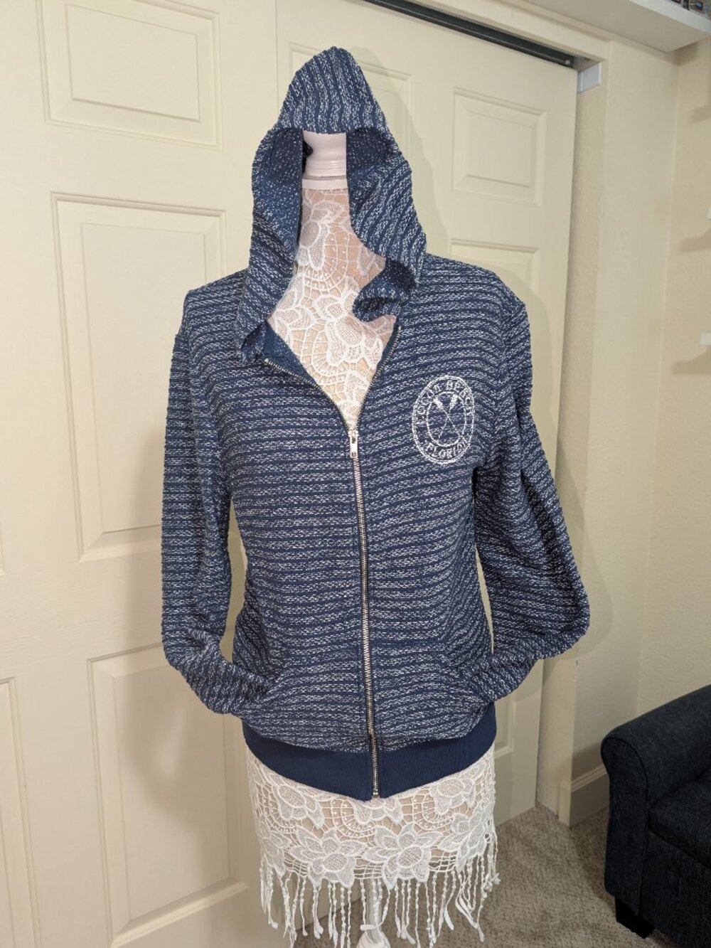 Trade Heritage Cocoa Beach Florida Souvenir Zip Up Hoodie Medium